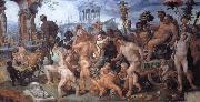 Maerten van heemskerck Triumph of Bacchus oil painting